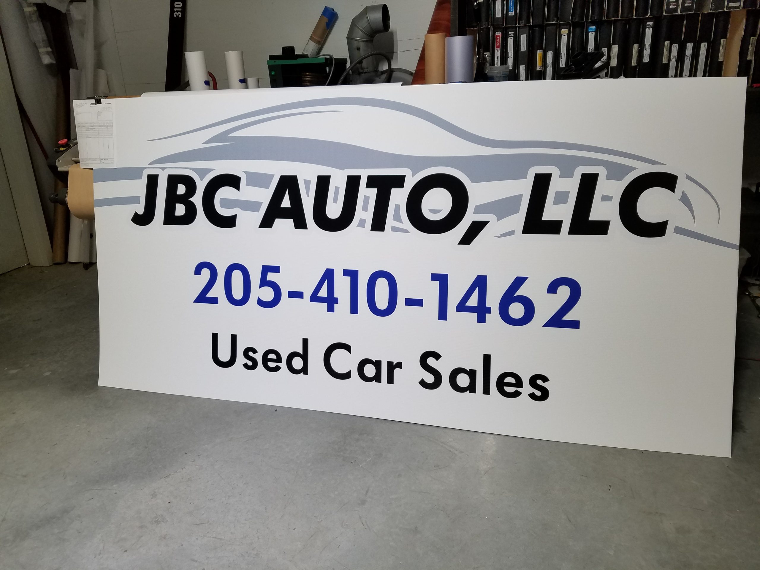 JBC AUTO LLC sign