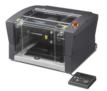 Photograph of a 3D printer